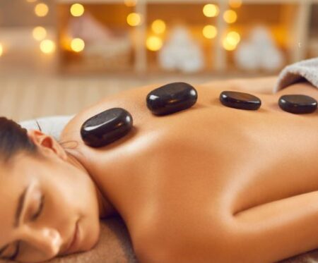 Hot stone massage
